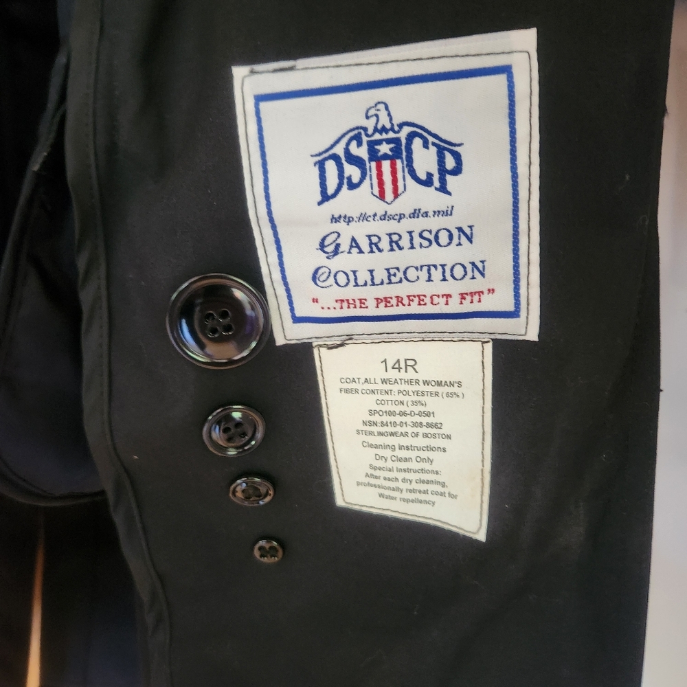 NWT DSCP Garrison Collection Trench Coat - Picture 10 of 15